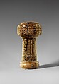 Knob from a Crozier with the Entry into Jerusalem, Elephant ivory, British or North French