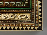 Game Board, Bone, wood, horn, stain and gilding over wood core with metal mounts, Italian