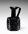 Hexagonal Jug, Moulded glass, Byzantine