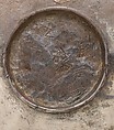 Plate with David Slaying a Lion, Silver, Byzantine