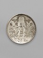 Plate with David Anointed by Samuel, Silver, Byzantine