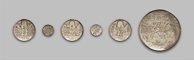 Plate with the Battle of David and Goliath, Silver, Byzantine