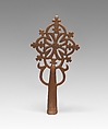 Processional Cross, Copper alloy, Ethiopian