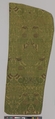 Textile with Brocade, Silk, gold thread, Italian