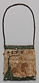 Purse with scenes from the story of Patient Griselda, Silk and metal thread on canvas, French