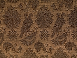 Textile with Falcons, Silk, metal thread, Italian