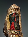 Shrine of the Virgin, Oak, linen covering, polychromy, gilding, gesso, German