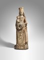 Virgin and Child, Limestone with polychromy, French