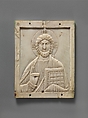 Icon with Christ Pantokrator, Ivory, Byzantine