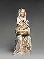 Virgin and Child with Cradle, Elephant ivory, traces of polychromy, German