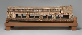 Coffin, Wood, paint, Coptic