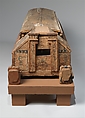 Coffin, Wood, paint, Coptic
