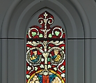 Tree of Jesse Window: The Reclining Jesse, King David, and Scenes from the Life of Jesus, Pot-metal glass, vitreous paint, and lead, German