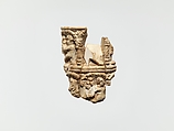 Ivory Fragment with Figures, Elephant ivory, Coptic
