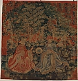 The Falcon's Bath, Wool warp, wool wefts, South Netherlandish