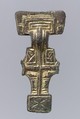 Square-Headed Brooch, Silver-gilt, Anglo-Saxon