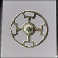 Openwork Belt Fitting, Copper alloy, Frankish