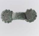 Equal-Arm Brooch, Copper alloy, Frankish