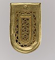 Gold Belt Buckle and Strap End, Gold, Langobardic