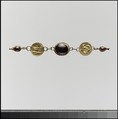Fragment of Necklace, Gold, garnets, Pontic