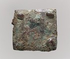 Square Plaque, Copper alloy, Frankish