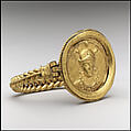 Bracelet with Bust of Roma, Gold, Byzantine