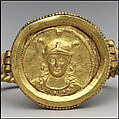 Bracelet with Bust of Roma, Gold, Byzantine