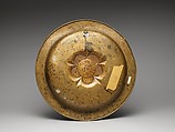 Plate, Brass, silver and translucent  enamel, South Netherlandish