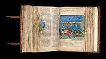 Mishneh Torah, Attributed to Master of the Barbo Missal (Italian), Tempera and gold leaf on parchment; leather binding, North Italian