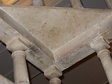 Ciborium, Nicolaus Ranucius (Ranierius) and His Sons, Johannes and Guittone, Marble (Lunense) from Carrera with hardstone and gold glass inlay, Italian