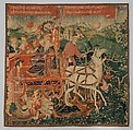 The Triumph of Time over Fame, Wool warp;  wool and silk wefts, South Netherlandish