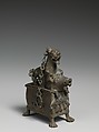 Censer with a Lioness Hunting a Boar, Bronze, Coptic