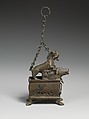 Censer with a Lioness Hunting a Boar, Bronze, Coptic