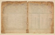 Armenian Manuscript Bifolium, Illuminator Minas (?) (active in region of Vaspurakan (now eastern Türkiye)), Tempera and gold leaf on paper, Armenian