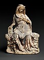 Virgin of the Annunciation, Limestone, traces of paint, French