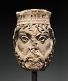 Head of King David, Limestone, light fine-grained, French