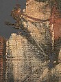 Exodus Painting, five elements from a painted hanging depicting the Crossing of the Red Sea, Indigo dyed open-weave linen, tempera, Byzantine