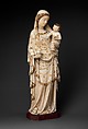 Virgin and Child, Marble, gilding, French