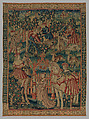 Hunting for Wild Boar (from the Hunting Parks Tapestries), Wool, and silk thread, South Netherlandish