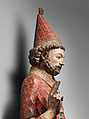 Saint Peter as the First Pope, Pine partially covered with canvas, gesso, and paint, Catalan