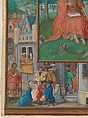 Manuscript Illumination with Scenes from the Life of Saint John the Baptist, Master of James IV of Scotland (probably Gerard Horenbout) (Netherlandish, active ca. 1485–1530), Tempera, ink, and shell gold on parchment, Netherlandish
