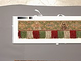 Praetexta of an Antependium, Linen, silk and gold thread, woven and embroidered, German