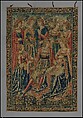 Two Episodes from the Parable of the Prodigal Son: The Prodigal Offering Jewels to Luxuria, Wool warp;  wool and silk wefts, South Netherlandish