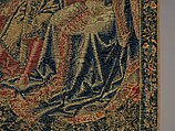 Two Episodes from the Parable of the Prodigal Son: The Prodigal Offering Jewels to Luxuria, Wool warp;  wool and silk wefts, South Netherlandish