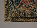 Two Episodes from the Parable of the Prodigal Son: The Prodigal Offering Jewels to Luxuria, Wool warp;  wool and silk wefts, South Netherlandish