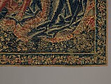 Two Episodes from the Parable of the Prodigal Son: The Prodigal Offering Jewels to Luxuria, Wool warp;  wool and silk wefts, South Netherlandish