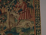 Hunting for Wild Boar (from the Hunting Parks Tapestries), Wool, and silk thread, South Netherlandish