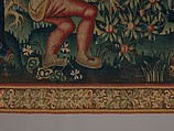 Woodcutters Working at a Deer Park (from the Hunting Parks Tapestries), Wool and silk thread, South Netherlandish