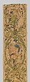 Orphrey, metal, silk, linen, British