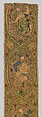 Orphrey, metal, silk, linen, British